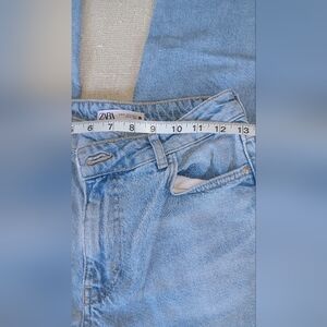 Zara Sky Blue Denim Pants